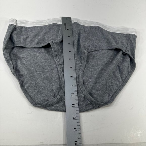 Hanes Women's Size XL Panty Brief Hi Cut Gray New Without Tags - Picture 5 of 6